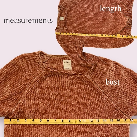 Zara | Girl’s | Knit Pink Sweater | Size: 11-12 - Picture 6 of 9